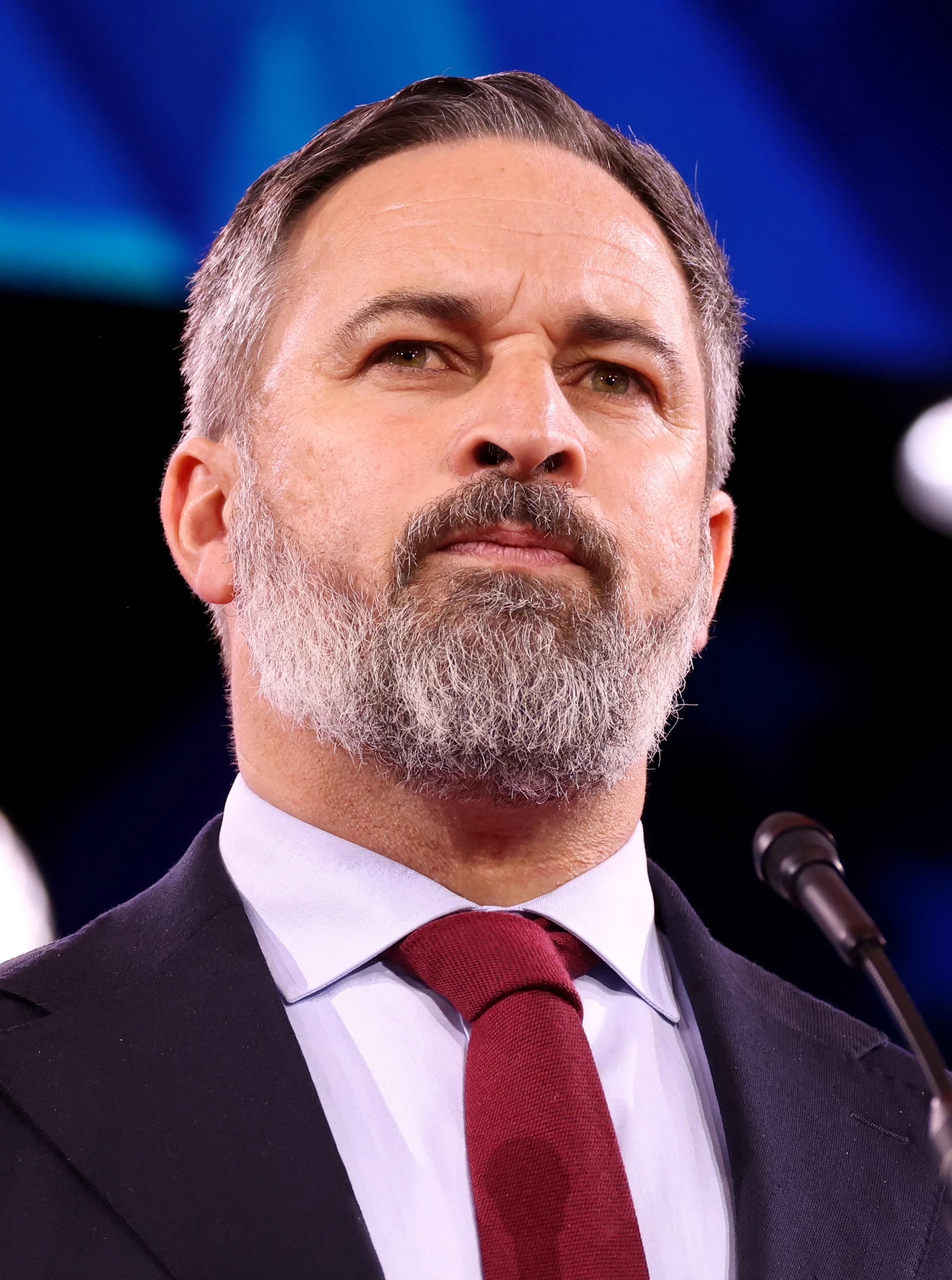 Santiago Abascal, lider del Vox arremetió contra el presidente Pedro Sánchez