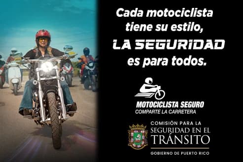 Advertisement: Seguridad - Motociclistas