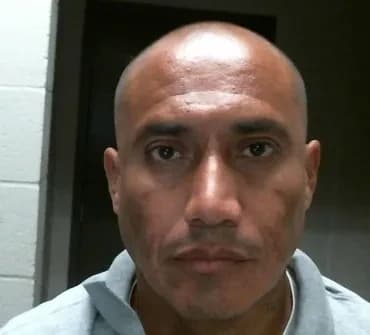 Fotografía de Arturo Sánchez Morales, inmigrante originario de México con antecedentes por actos lascivos e incesto con un menor, además de manejo en estado de embriaguez.