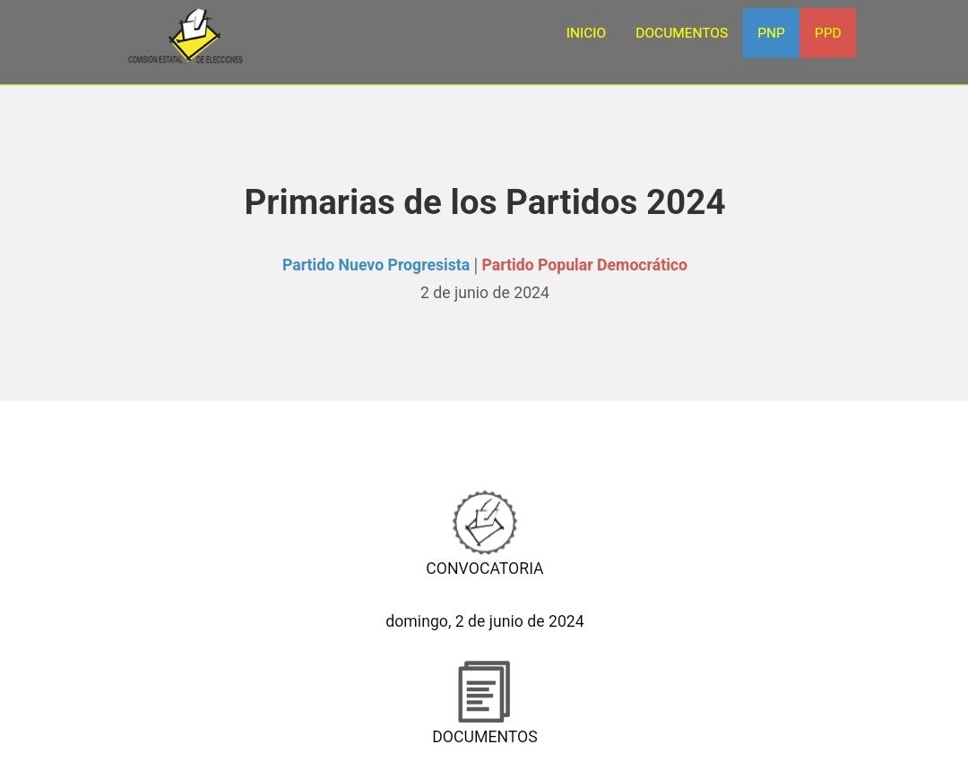 Inician las primarias del PNP y PPD en Puerto Rico