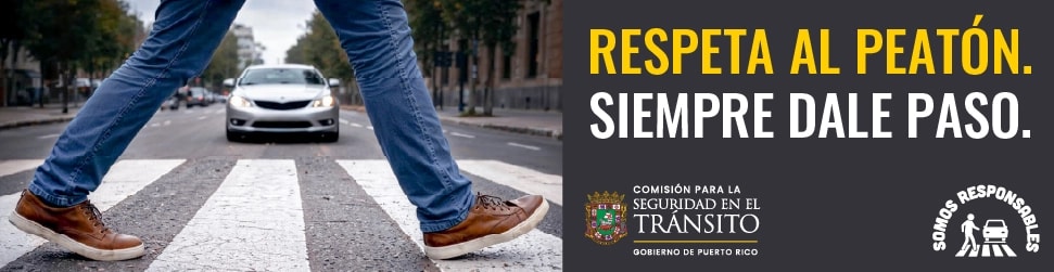 Anuncio: Peaton/Conductor